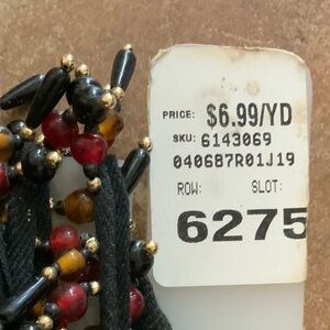 NWT…Vintage CONSO ….9 ft of Beaded Trim